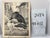 1940s Original Signed Graphite Illustration of Bear Confronting Hunting Dog, 12 × 9.5 In. For Sale In Atlanta - Image 6 of 6