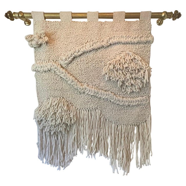 100% Natural Handwoven Wool Tapestry/ Wall Art For Sale - Image 17 of 17