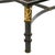 Brushed Steel & Brass Figural Accent Glass Top Coffee Table, Neoclassical Style For Sale - Image 4 of 5