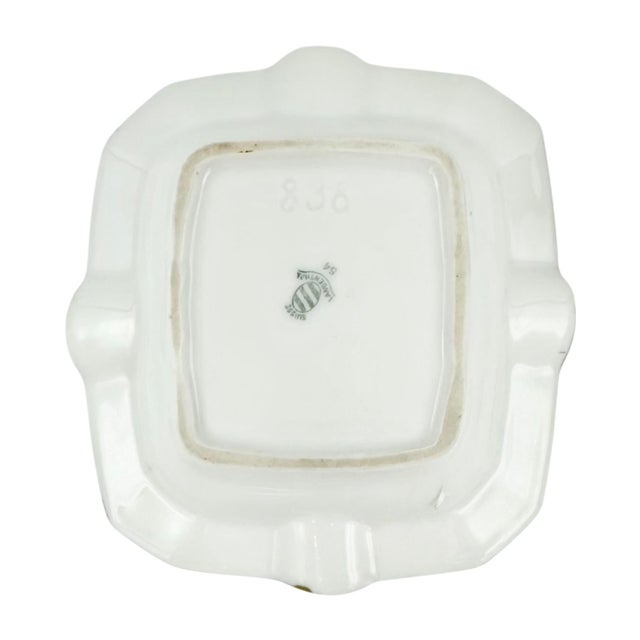 Mid-Century Modern Vintage Bellevue Palace Berne Switzerland Ashtray Catchall Dish For Sale - Image 3 of 8