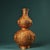 Ornate Vintage Gilt Bronze Double-Gourd Vase - High-Relief Chinoiserie Vessel For Sale In Los Angeles - Image 6 of 10