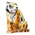 Vintage Italian Glazed Ceramic Tiger For Sale