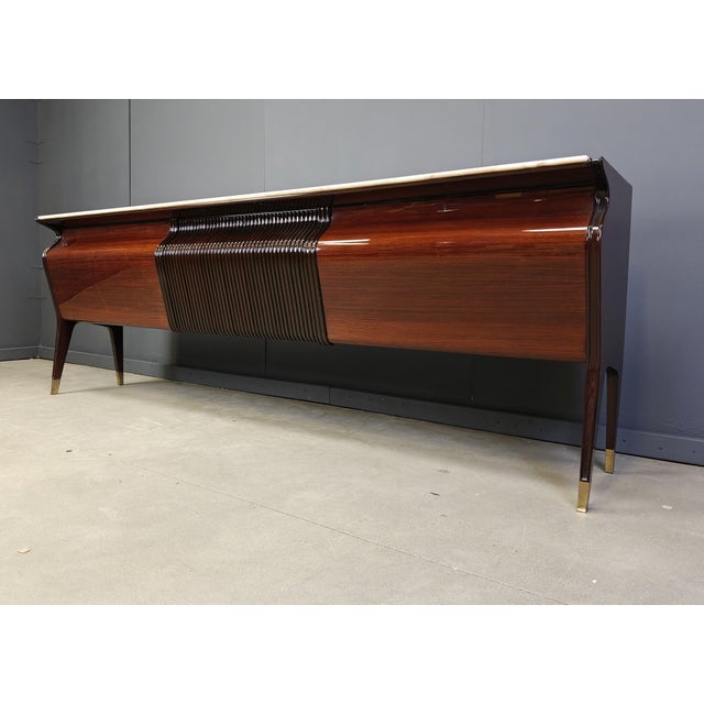 Mid-Century Modern Sideboard by Osvaldo Borsani for Atelier Borsani Varedo, 1950s For Sale - Image 3 of 7