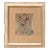 Belgian Art Deco Gouache and Watercolor Painting by Leo Engels, Museum Custom Framed 1930's For Sale