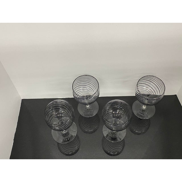 Elevate Your Table Setting with a Stunning Set of Vintage Hand Blown Wine Glasses Indulge in the timeless beauty of these...