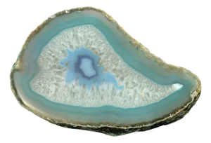 Teal Banded Agate Paper Weight