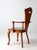 Wood Antique Arts & Crafts Wood Armchair With Metal Seat For Sale - Image 7 of 18