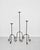 Figurative Mid-Century Wrought Iron Floor Candleholder Set of Three, C. 1950s-60s For Sale - Image 3 of 4