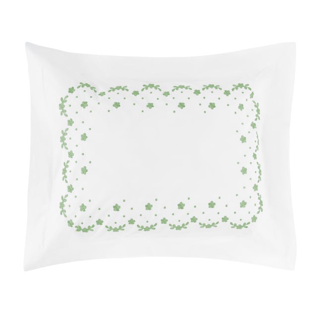 Meadow Standard Sham, Green )