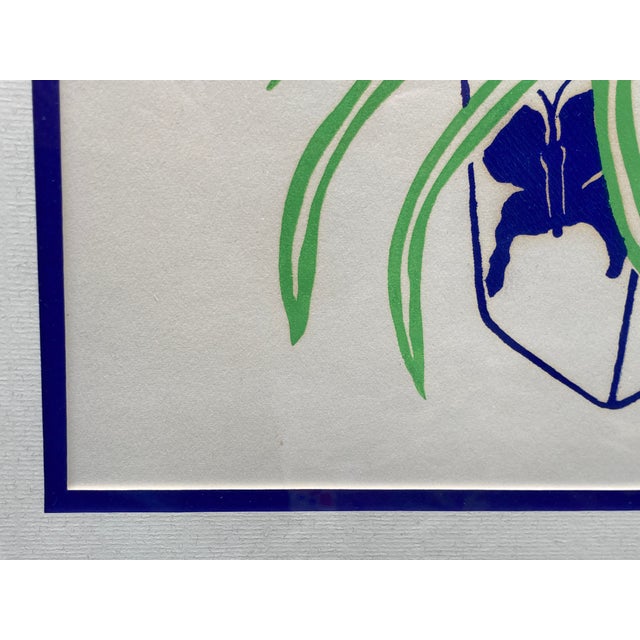 2008 Original Lithograph Limited Edition Botanical Print "Airplane and Stripes" Signed Frink #83/110 For Sale - Image 10 of 13