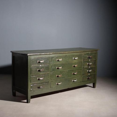 Industrial Lacquered Chest of Drawers For Sale - Image 10 of 10