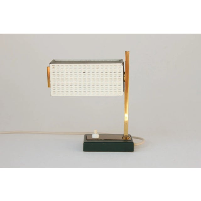 Desk Lamp in Perforated Metal, 1950s For Sale - Image 10 of 16