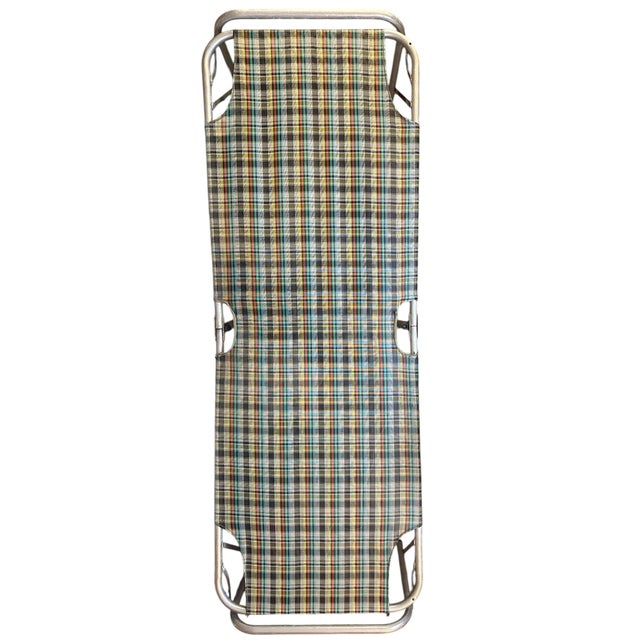 1960’s Aluminum Beach Chair by Telescope Folding Furniture Co NY For Sale In Orlando - Image 6 of 11