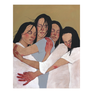 Creative Force - Emotional Feminine Figurative Painting Original Artwork by Xenia Gray