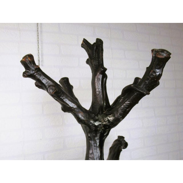Coat Rack in Wood Carved with Tree and Putti For Sale - Image 18 of 18