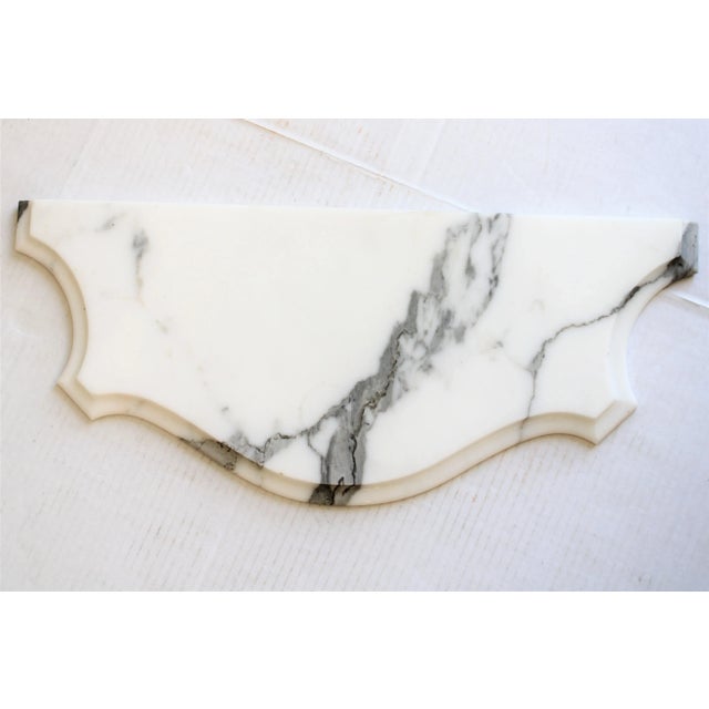 Antique Italian Polished Marble Wall Mount Ledge/Shelf For Sale In Los Angeles - Image 6 of 8