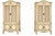 storage chifforobe wardrobes dressers cabinets connected by a two-drawer wooden desk/dressing Vanity table Beautiful set!...