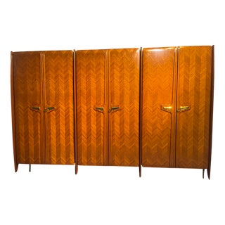 Mid-Century Modern Italian Wardrobe by La Permanente Mobili Cantù, 1950s For Sale