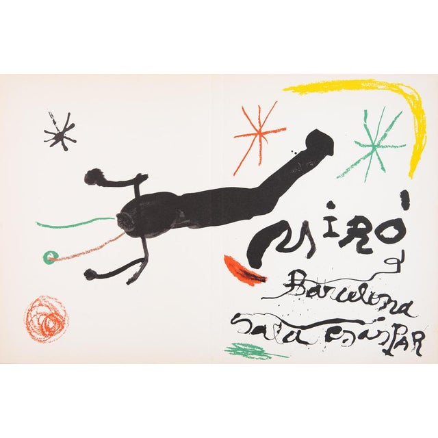 Joan Miro, Barcelona Sala Gaspar, 1964, Original Signed Lithograph For Sale - Image 6 of 6