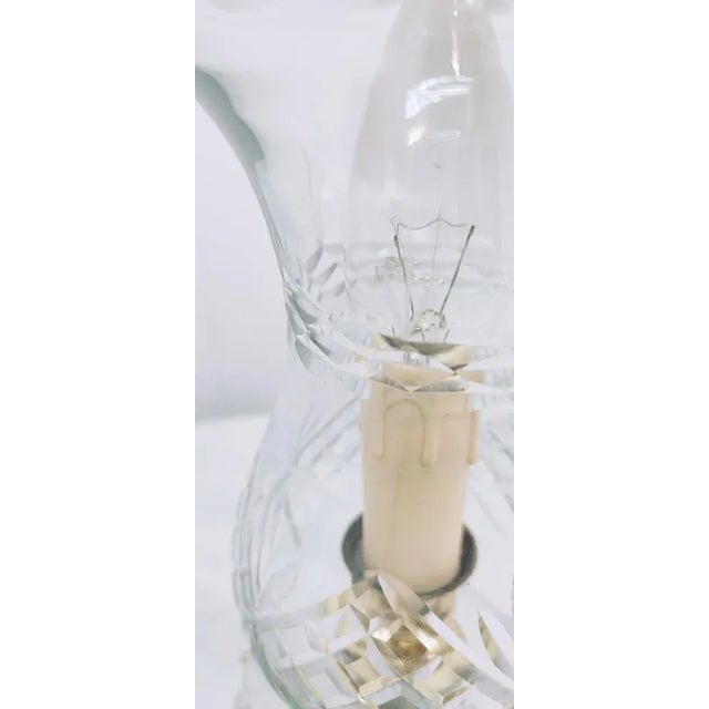 Crystal Table Lamps, France, 1940s, Set of 2 For Sale - Image 9 of 12