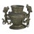 Early 20th Century Tibetan With Dragons Jar / Pot Repousse Tined, Brass: Southeast Asia For Sale