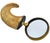 Mid 20th Century Mid 20th Century Handcrafted Americana Horn & Brass Magnifying Glass For Sale - Image 5 of 7