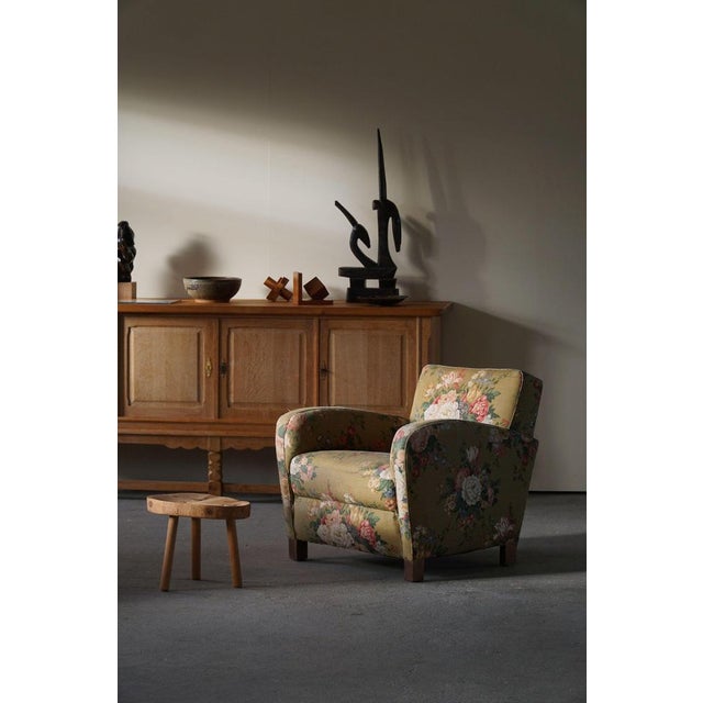 Gold Set of Mordern Danish Curved Lounge Chairs from Fritz Hansen, 1930s For Sale - Image 8 of 18