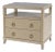 Highbury 28 in. W Rectangular Wood 2 Drawer Nightstand with Open Shelf, Antique Beige Gray For Sale