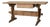 Rustic Folk Art Trestle Dining Table For Sale