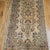Vintage Persian Kerman Runner Rug, Hand-Knotted Wool, Allover Floral Pattern, Ivory & Blue,3x12 For Sale - Image 4 of 10
