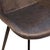 2020s Modern Aged Grey Leather Dining Chair For Sale - Image 5 of 5