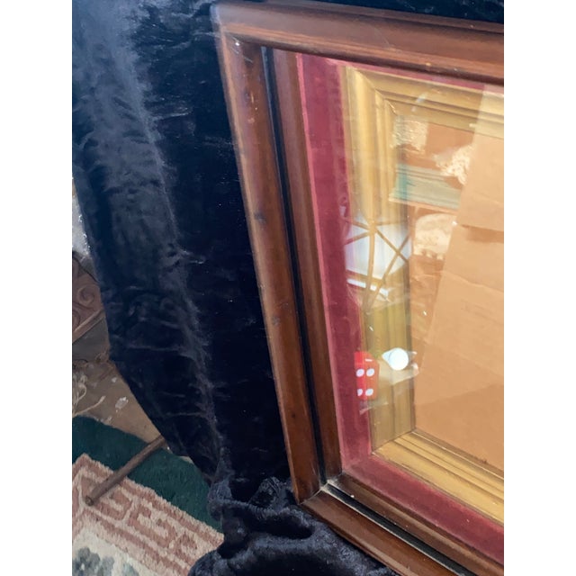 Large Antique Shadow Box Photo Frame For Sale - Image 9 of 10