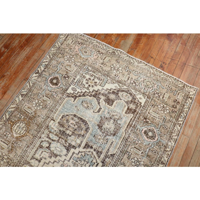 Persian Early 20th Century Zabihi Collection Persian Malayer Accent Sampler Rug - 3'11" x 6'10" For Sale - Image 3 of 6
