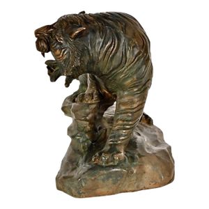 Bronze Bengal Tiger Sculpture