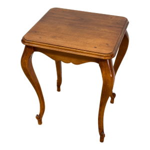 French Country Pine Wood Side Table