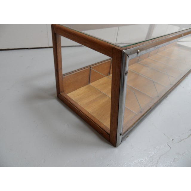 Brown Vintage Dutch Bakery Display Cabinet, 1920s For Sale - Image 8 of 13