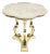 Hollywood Regency Italian Baroque Marble Top Side Table 26.75" For Sale