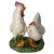 Green French Ceramic Chicken Family, 1900s For Sale - Image 8 of 8