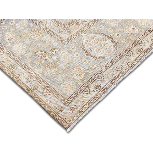 Transitional 1940s Persian Tabriz Rug For Sale - Image 3 of 5