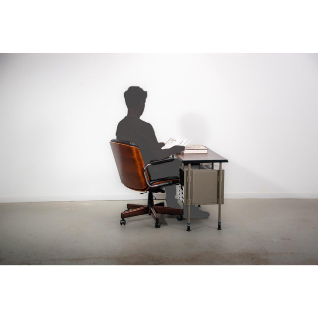 Spazio Series Typewriter Desk by Studio BBPR for Olivetti, 1960 For Sale - Image 17 of 18