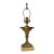 Antique Ornate 1800's Electrified Heavy Brass Marble Stone Astral Oil Table Lamp For Sale