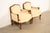 1980s Baker Furniture French Provincial Louis XV Carved Fruitwood Bergère Chairs, Pair For Sale - Image 5 of 14