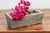 Raw, elemental, and immovable—this vintage hand-carved granite basin is a rare artifact sourced from the rugged rural...