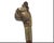 Victorian Bulldog Dog Head With Realistic Eyes Carved Wood Walking Stick Cane For Sale - Image 4 of 12