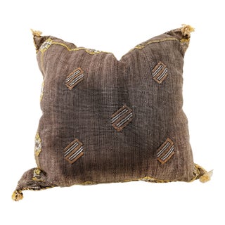 Moroccan Sabra Cactus Silk Pillow Cover For Sale