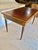 French Early 20th Century French Louis XVI Style Walnut and Brass Leather Top Desk For Sale - Image 3 of 12