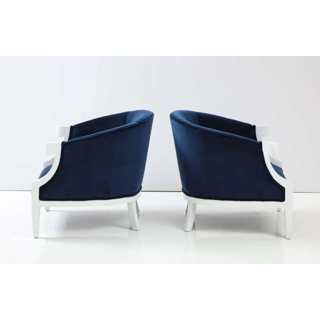 1950's Windsor White & William Millington for Baker Lounge Chairs - A Pair For Sale - Image 9 of 11