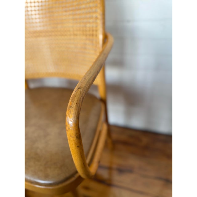Mid 20th Century Mid 20th Century Set of 3 Bentwood Thonet 811 Prague-Style Armchairs - Made in Poland For Sale - Image 5 of 10