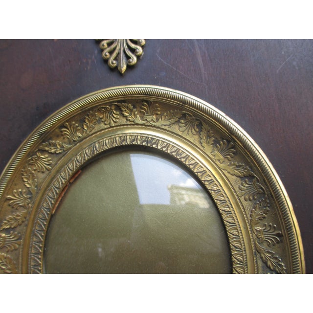 French Napoleon III Gilt Bronze Photo Frame 19th Century For Sale - Image 4 of 6