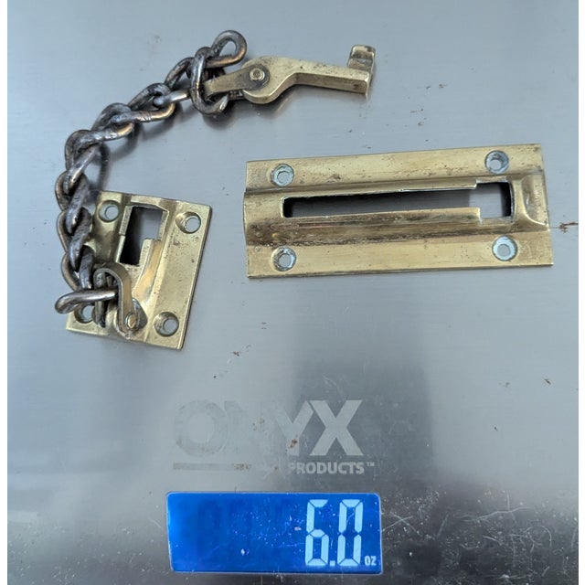 Mid 20th Century Simple and Gorgeous Chain Lock of Yesteryears Quality For Sale - Image 5 of 5